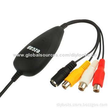 USB 2.0 Video Capture, Supports MPEG-2 Recording Format, PAL/NTSC TV System